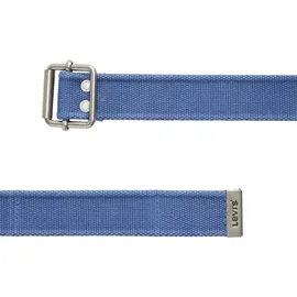 Levi's Stoffgürtel Baumwolle blau 90