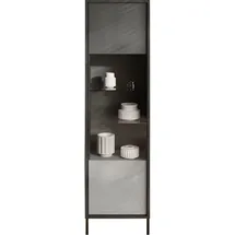 INOSIGN »Everest Höhe 203 cm, Standvitrine mit 1 Tür« Hochschrank, Anrichte, Soft/Self Closing, Korpus 22 mm