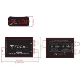 Focal F-HILOV3 | Hi-Lo V3 High-Low Adapter mit Impedanz-Simulation