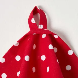 Homescapes Geschirrtücher Polka Dots 3er-Set, 100% Baumwolle