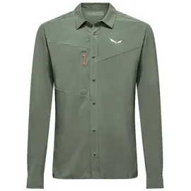 Salewa Puez Langarmhemd - Faded Green - S