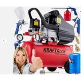 ÖLKOMPRESSOR 24L KD400 + 8IN1 KIT 8BAR DRUCKLUFT KOMPRESSOR LUFTKOMPRESSOR