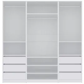 marmex möbel Kleiderschrank TRES SET 200 x 206 x 51 cm Weiß