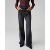 Opus Damen Palazzo | MIVA MODERN Palazzo Jeans mit 5-Pocket-Design Modell Dunkelgrau, 38/32