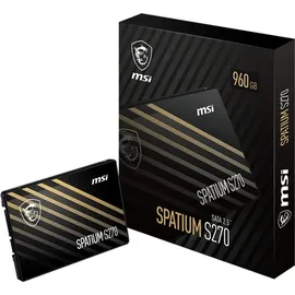 MSI SPATIUM S270 960 GB SATA 3 Schwarz