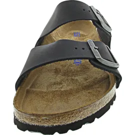 Birkenstock Arizona Weichbettung Naturleder geölt schwarz 46