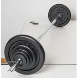 Hantelscheibe Gusseisen, 30 mm, 20 kg - Schwarz