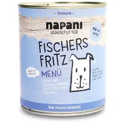 Menü für Hunde Fischers Fritz mit Lachs und Quinoa 800 g