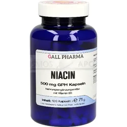 NIACIN 500 mg GPH Kapseln 120 St