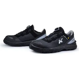 HKS Barfuß Sicherheitshalbschuhe S3 BFS 40 Boa" - 46 - schwarz