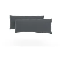 sit&more Polsterauflage 65 x 25 x 10 cm grau 2-tlg.