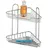 Testrut Eckregal 19 x 19 x 25 cm Silber