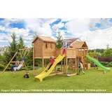 fungoo Spielturm Maxi Set Play Box 1,45 m Teak