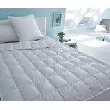 Künsemüller Sweet Dreams Sommerdecke 8x10 155x220 cm leicht - Weiß