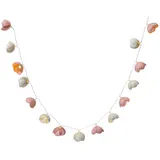 MARELIDA LED Lichterkette Blumen 1,4 m Weiß/Rosa