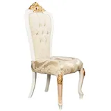 Xlmoebel Stuhl Neue Barock-Lehnstühle im Set für Esszimmer, Hergestellt in Europa beige