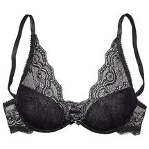 LASCANA Triangel-BH Damen schwarz Gr.70D