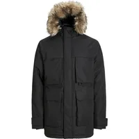 JACK & JONES Parka in Black | Gr.: XL