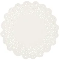 Partydeco 50 Stück - Einweg Tischset Weihnachten Hochzeit Geburtstag Weiß