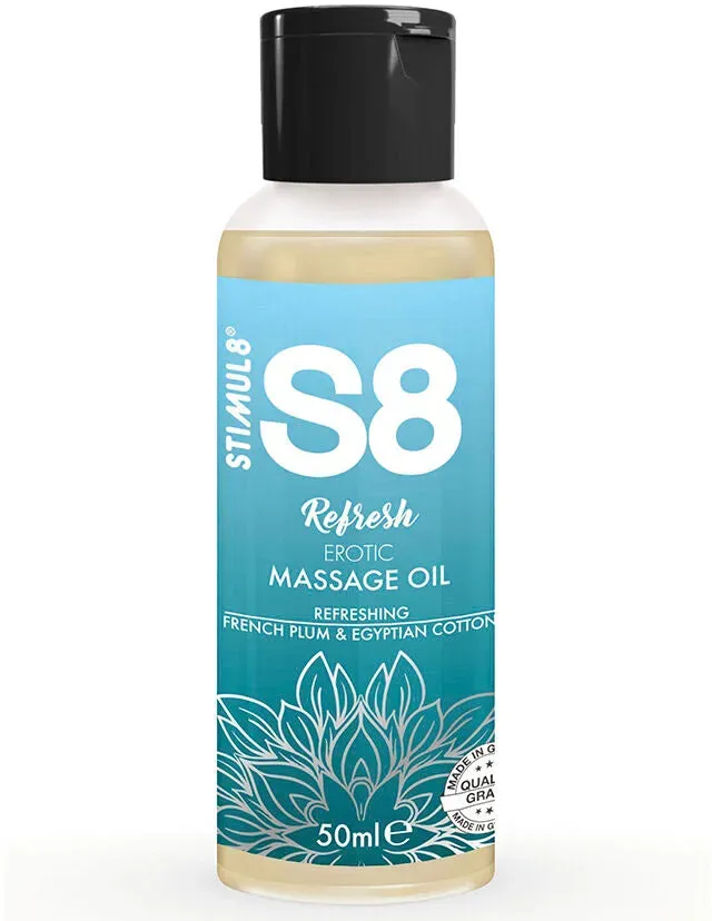 STIMUL8 - S8 REFRESH EROTISCHES BAUMWOLLMASSAGEÖL 50 ML