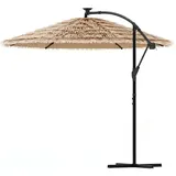 vidaXL Sonnenschirm 246 x 246 cm Braun