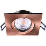 Deko-Light 110044 Einbaustrahler, Samsola, eckig, Kupfer
