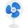 Jocca 30 cm Tischventilator Blau/Weiß