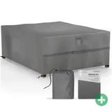 Sanzaro Abdeckung Gartenmöbel 200 x 160 x 70 cm Grau