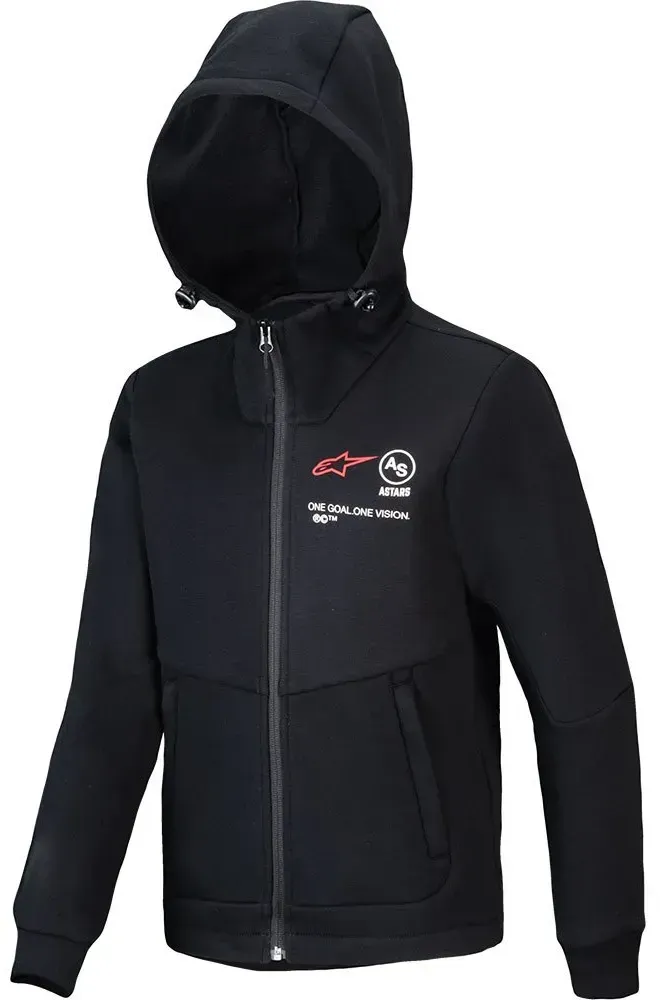 Alpinestars Racer Mx Reißverschlusspullover - Black - 11-12 Jahre