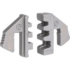 KS Tools Paar Crimp-Einsätze für Flachstecker 4,8 und 6,3 mm, Ø 0,5 - 6,0 mm (115.1417)