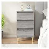 vidaXL Nachttisch Grau Sonoma 40x35x70 cm Holzwerkstoff