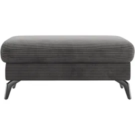 sit&more Stauraumhocker Morris Jubi 103 x 44 x 69 cm Polyester Grau