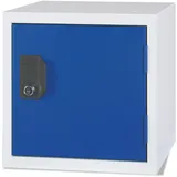 Ceha Schließ- Bürofachwürfel 45 x 45 x 45 cm mit Tür in enzianblau