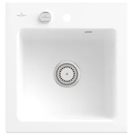 Villeroy & Boch Subway 45 XS stone white + Excenterbetätigung + Lochbohrungen