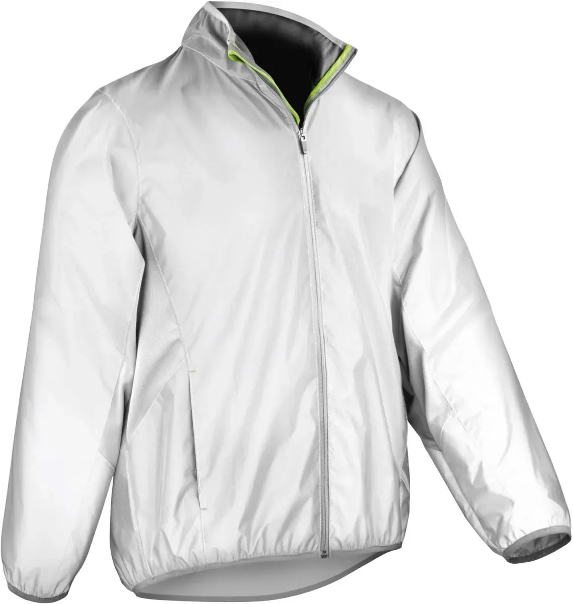 SPIRO Unisex Sportjacke 'Luxe Reflectex Hi-Vis' Sweatjacke S266X neon white 3XL