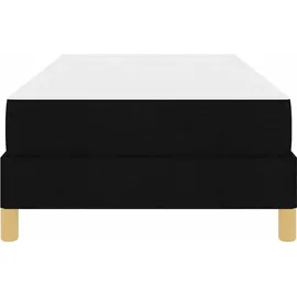 vidaXL Boxspringbett 80 x 200 cm Schwarz
