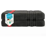 hammetex Duschtuch 70 x 140 cm grau 2 St.