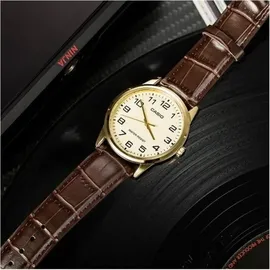Casio Collection MTP-V001GL-9BUDF Herrenuhr - Gold/Braun