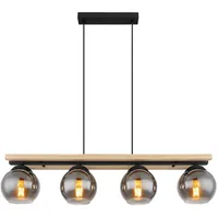 GLOBO Hängeleuchte Conni, (LBH 85x15x120 cm, / schwarz / LBH 85x15x120 cm