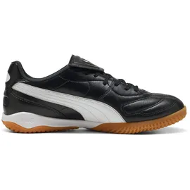 Puma King Liga IT Fußballschuh, Schwarz Weiß Silber