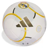 adidas Real Madrid Home Club Fußball - White / Bold Gold / Lgh Solid Grey - 5