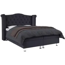 Best For Home Boxbett, Grau, Rechteckig, 160x200 cm, Schlafzimmer, Betten, Boxspringbetten