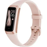 Fitness Tracker Smartwatch Herren Damen,24H Herzfrequenz- & Schlaftracking,Blutsauerstoff-Tracking, 20+ Sportmodi,1,1" AMOLED Display, Schrittzähler , IP67 wasserdicht für iOS Android (Rose Pink)