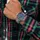 Tommy Hilfiger Bank 1791718 Herrenuhr - Silber/Blau