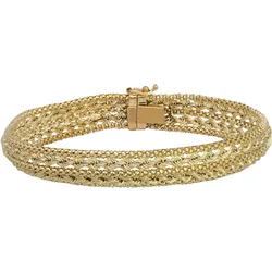 Armband VIVANCE "Fantasie", gelb (gelbgold 375), Armbänder, Damen, Gelbgold 375