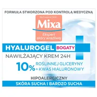 Mixa Sensitive Haut Expert Hyalurogel reichhaltige Feuchtigkeitscreme 50ml