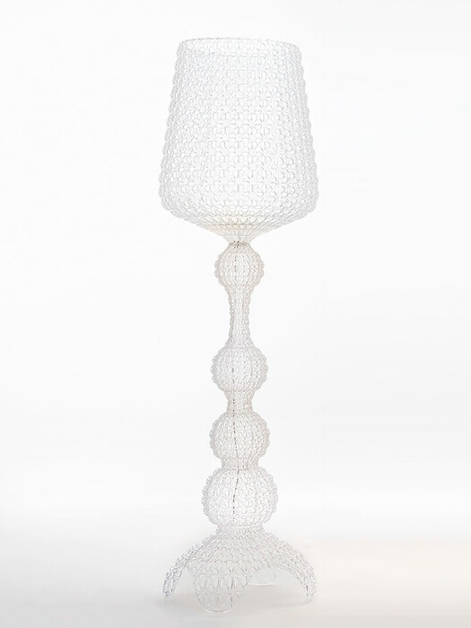 Kartell LED-Stehleuchte Kabuki transparent, Designer Ferruccio Laviani, 165 cm