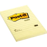 Post-it Haftnotiz Notes, liniert, 70 g/qm, 102 x 152