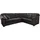 sit&more Eckcouch Kunstleder 2-Sitzer Schwarz