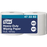 Tork Extra Starke Mehrzweck-Papierwischtücher Weiß W1/2, 2 נ350 Blatt, 473382